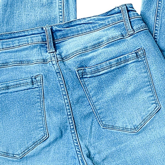 Classic Blue Jeans, Skinny Jeans,Stretch Denim Jeans,Mid Rise Skinny Denim Jeans - Picture 10 of 13